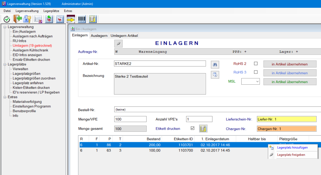 Team Hahner - Softwareentwicklung - Lagerverwaltung