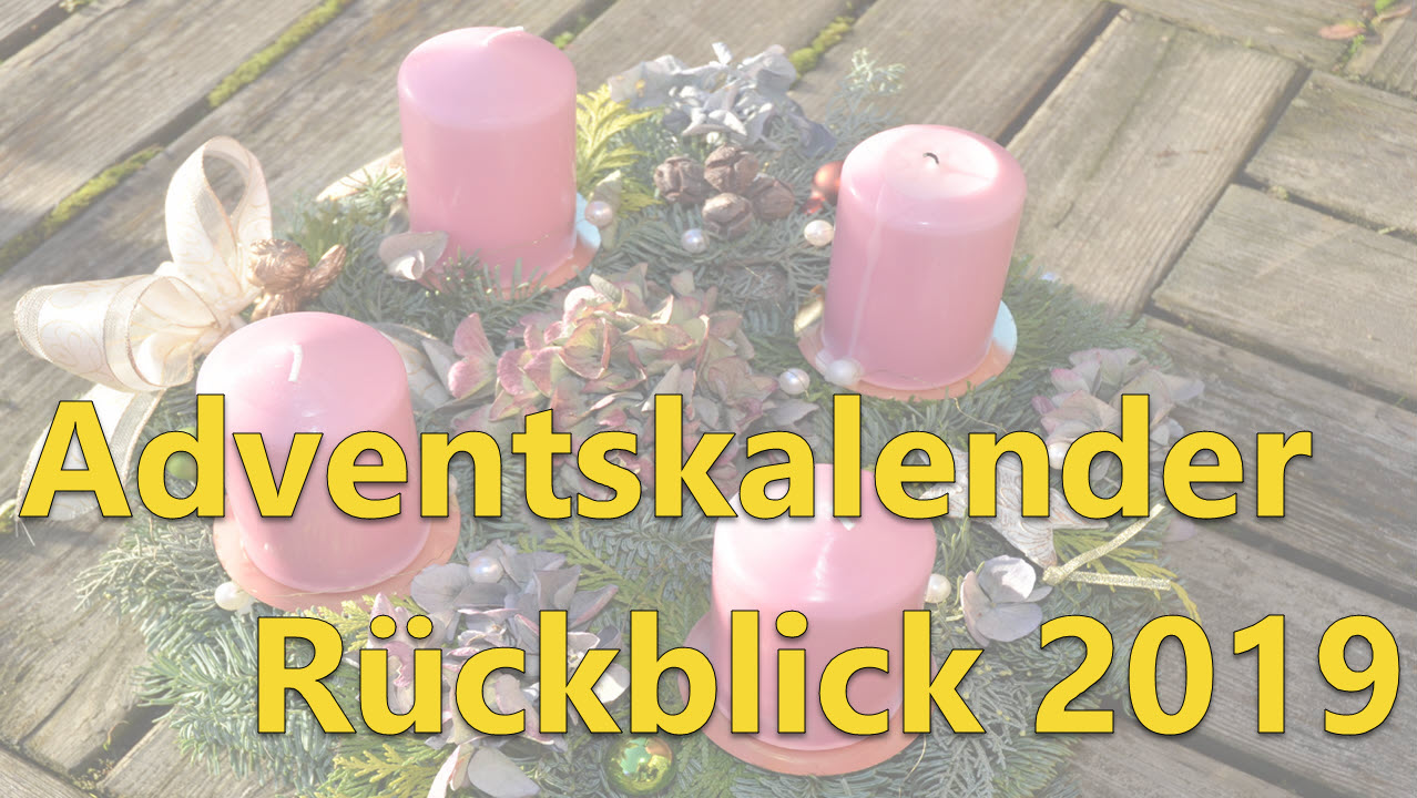 Team Hahner - Adventskalender Rückblick 2019